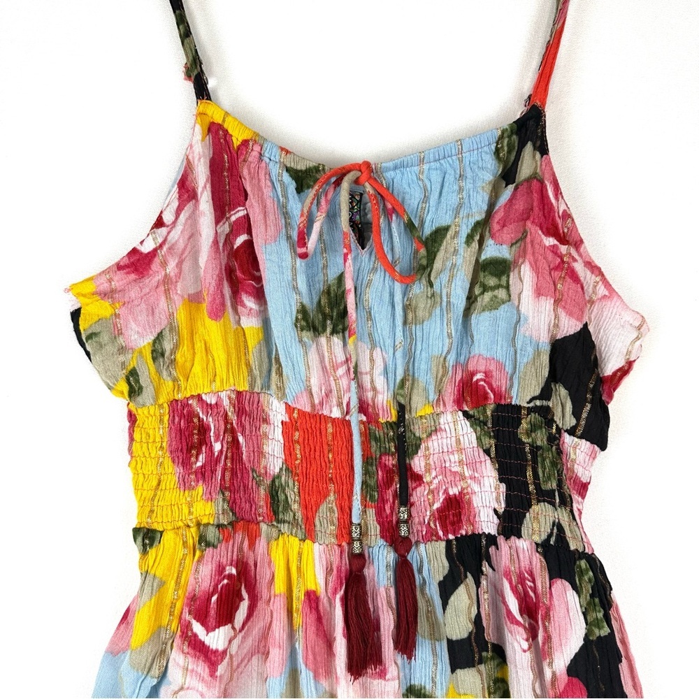 Me 2 Magic Floral Babydoll Spaghetti Strap Tiered Dress - Picture 2 of 7